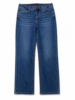 Judy Blue Dad Jeans Womens 11/30 Blue High Rise Straight Leg Stretch Denim